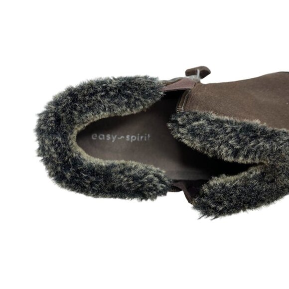 Easy Spirit Elinot Comfort Bootie Shoe Women's 6.5 Dark Brown Cushioned - Picture 7 of 11